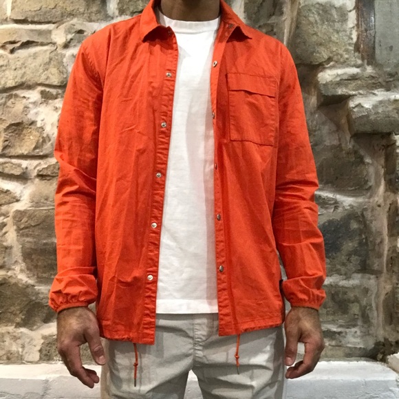 Penfield Light Jacket Shirt Orange - Sz Medium - Picture 4 of 4